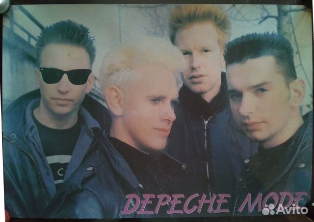 Плакат Depeche Mode 1989-1990