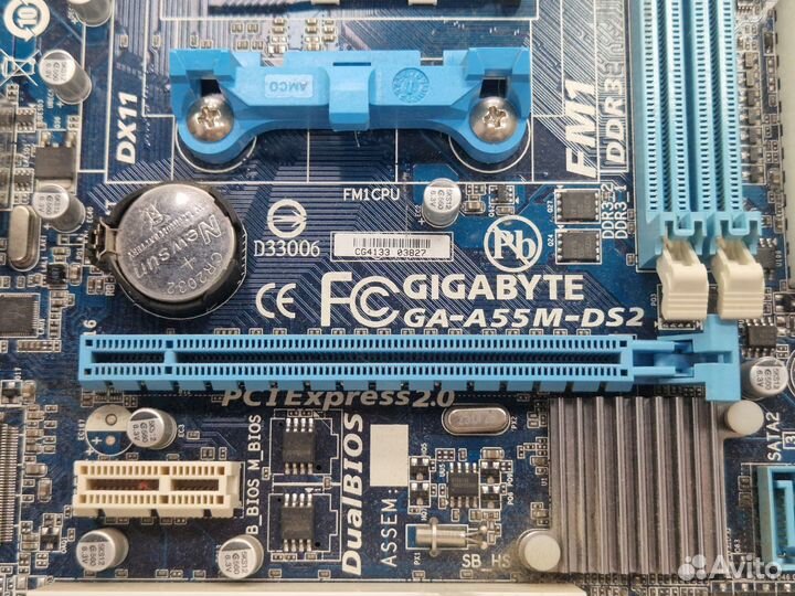 М2. Материнская плата Gigabyte Ga-A55M-DS2