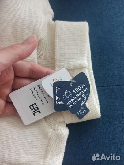 Манишка новая детская снуд шерсть мериноса 100