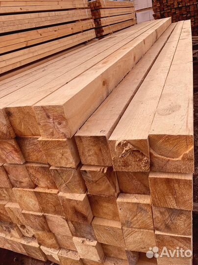 Доска обрезная 25х100х6000мм 1 сорт ГОСТ