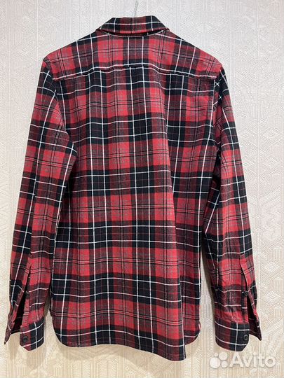 Рубашка Levi's хлопковая красная в клетку