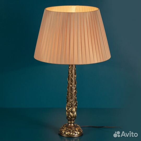 Настольный светильник Лето Шебби Бронза