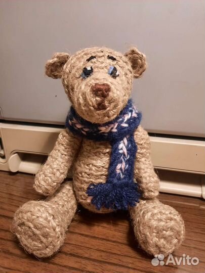 Маленький Медведь ручной работы с опилками внутри