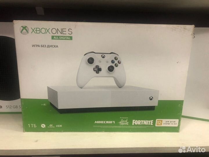 X-Box One S All Digital 1Tb + 18 игр Trade-In