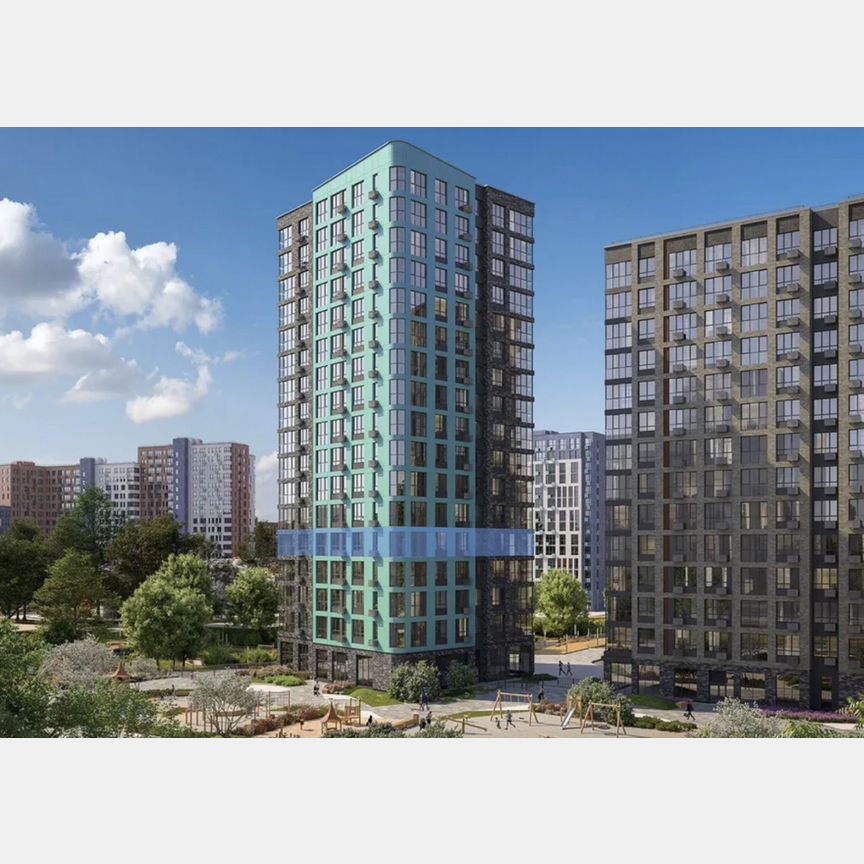 Квартира-студия, 24,2 м², 5/17 эт.