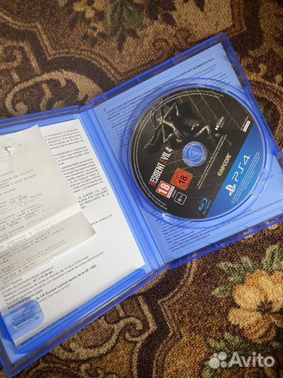 Resident evil 4 remake ps4 диск