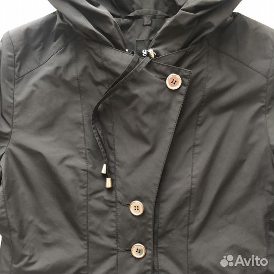 Куртка 42 44 демисезонная черная
