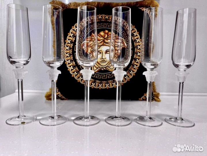 Бокалы Versace для шампанского