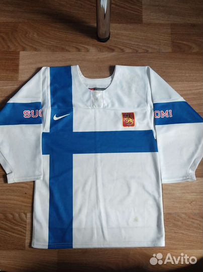 Хоккейная майка сборной Финляндии ои 2014