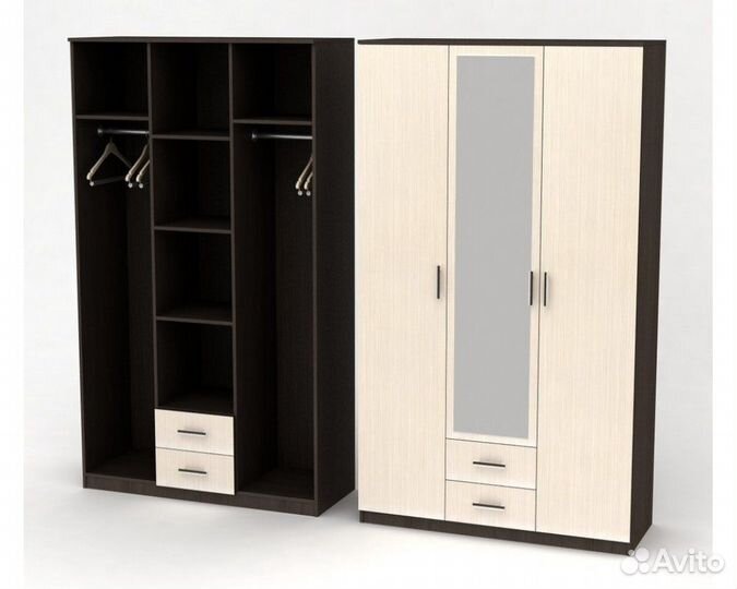 Шкаф 3-х створчатый