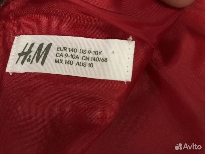 2 платья H&M для девочки 7-8 лет