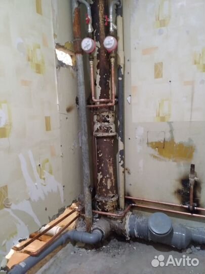 Сантехработы, замена труб,радиаторов,счетчиков итд