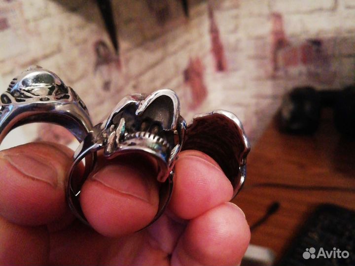 Печатка череп, индеец