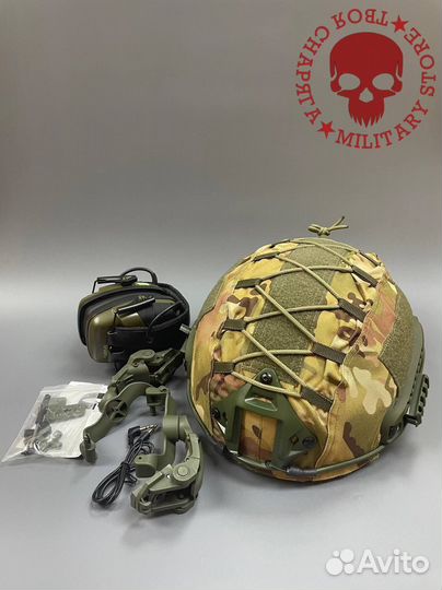 Военный шлем тактический бр2 полный комплект