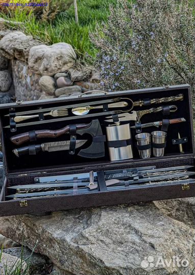 Нож шашлычный набор