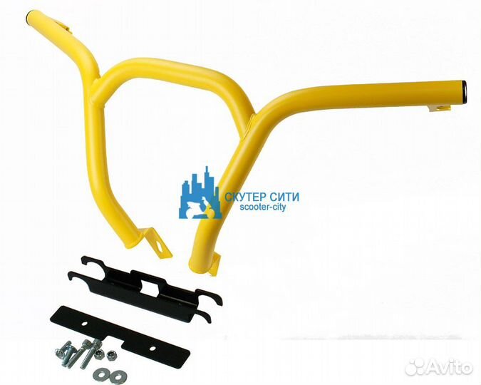 Бампер передний Stels Guepard 650-850 стальной жел