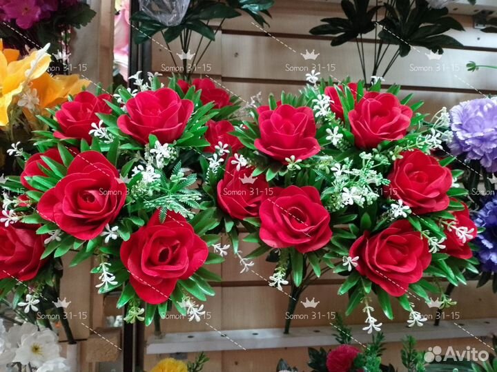 Искусственные цветы букеты