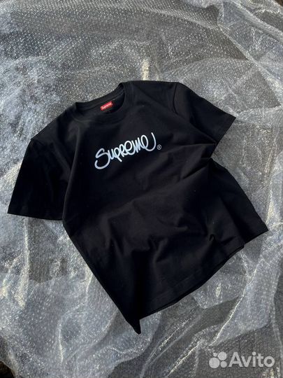 Футболка Supreme черная арт:532
