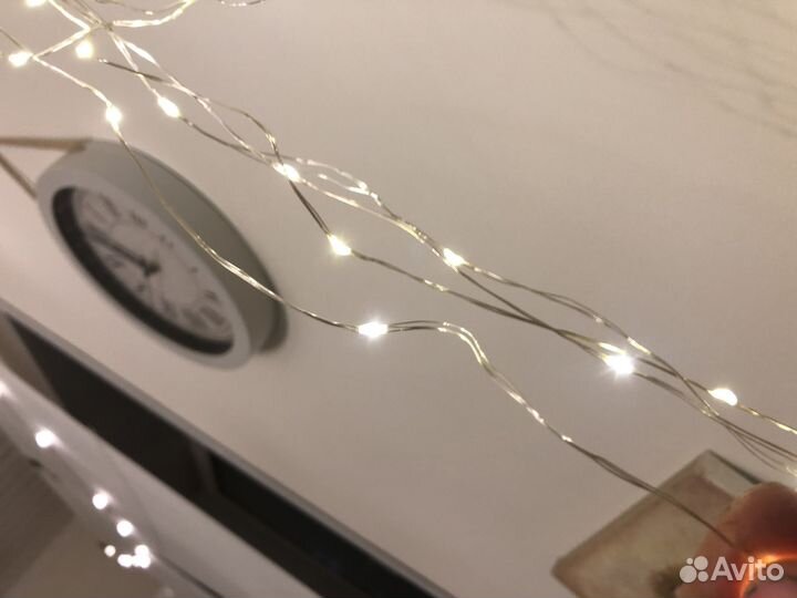 Гирлянда роса 100 метров, уличная гирлянда 100 м