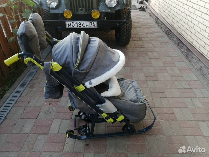 Санки с колесами