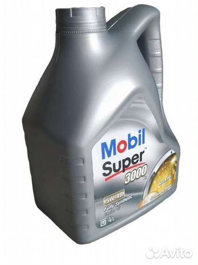 Масло Mobil Super 3000 5w40 (5w30) 4л