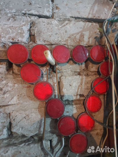 Советские светоотражающие катафоты для велосипеда