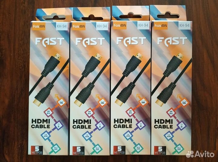 Цифровой кабель Faison hdmi - hdmi v1.4