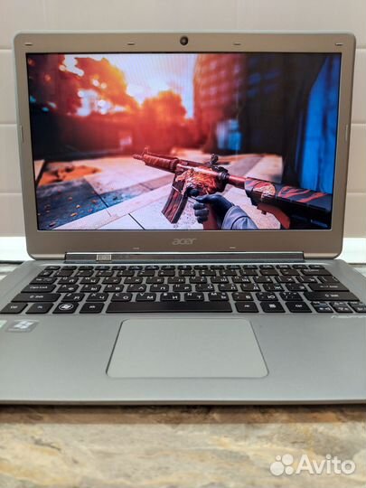 Игровой Acer core i7-2637M-4 ядра/SSD128/IPS/14