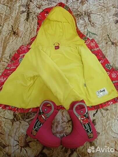 Сапоги crocs c9 +дождевик