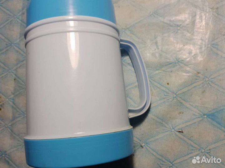 Термос со стеклянной колбой б/у для второго блюда