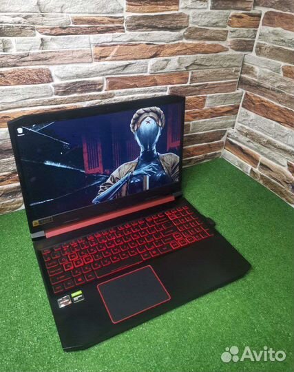 Игровой ноутбук Acer Nitro 5/Ryzen 5/1050TI/10озу