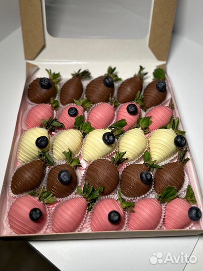Клубника в шоколаде Наборы и букеты