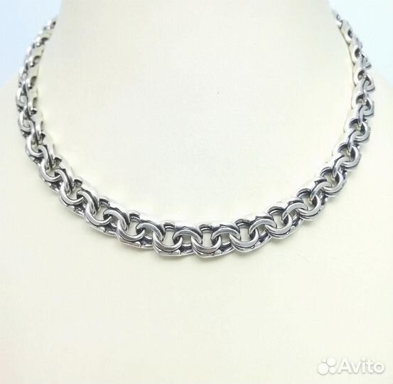 Серебро цепь дк081123-136 89,80г