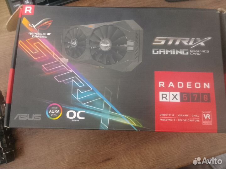Видеокарта rx570 4gb