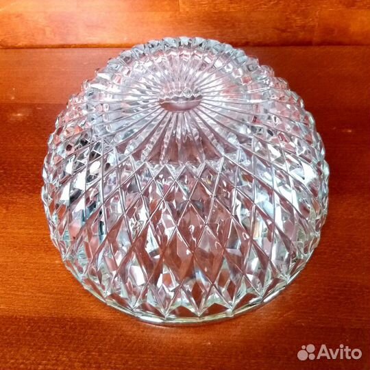 Хрусталь. Ваза Салатник Большая Редкая