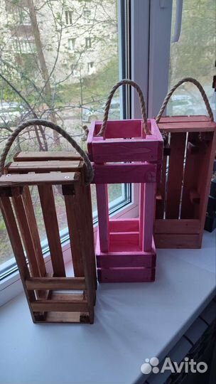 Ящики деревянные для вина/цветов/подарков