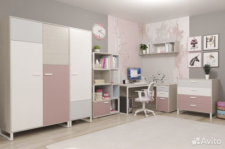 Детская комната liberty pink