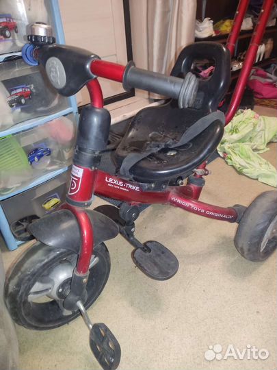 Детский велосипед с родительской ручкой