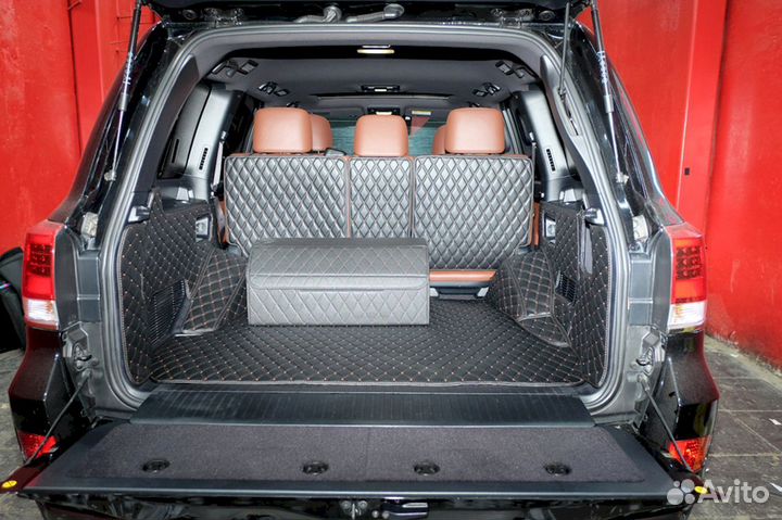 3D коврики из экокожи Alphard