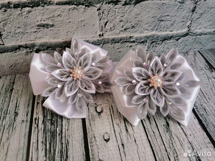 Бантики снежинки