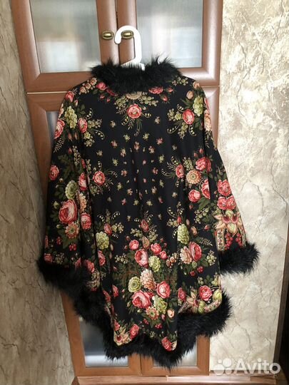 Пончо женское