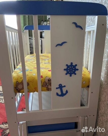 Кроватка детская+ матрас