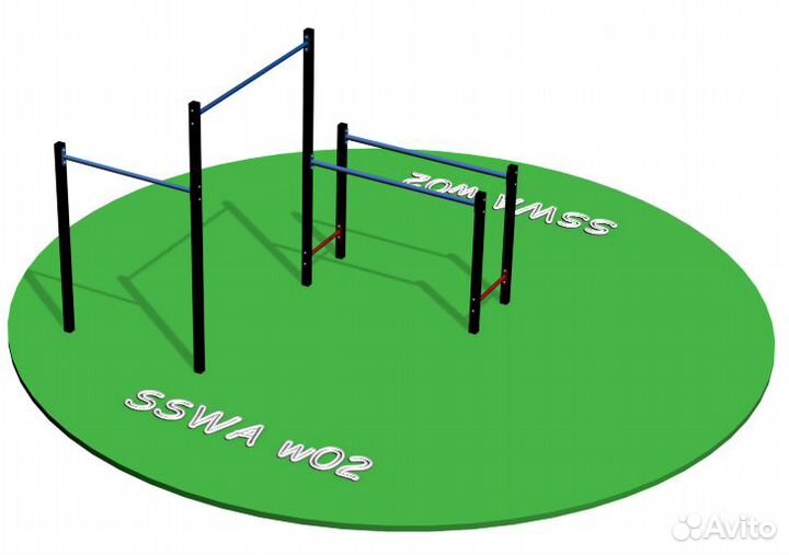 Спортивная площадка воркаут уличный тренажер