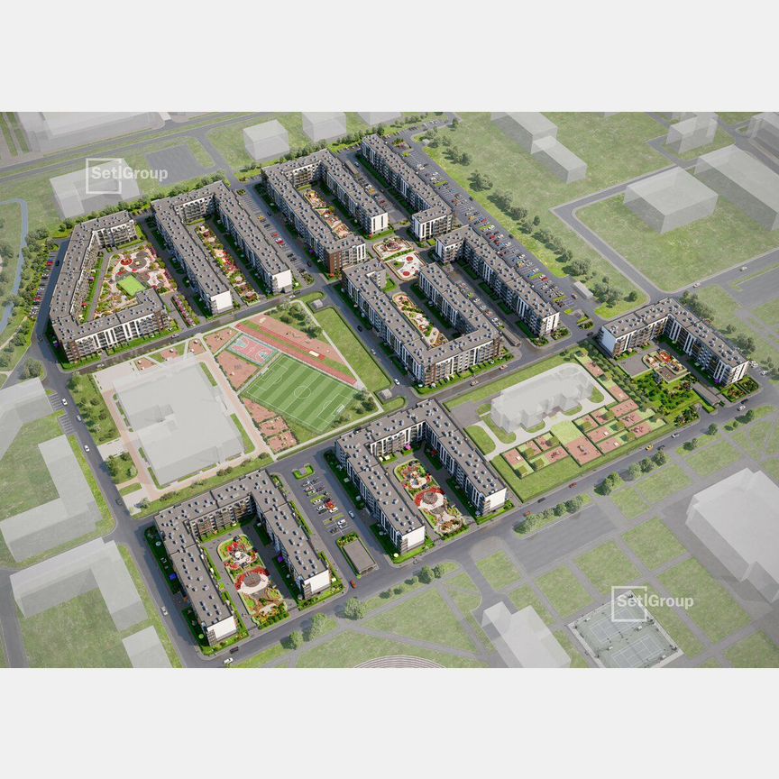 2-к. квартира, 52,5 м², 1/5 эт.