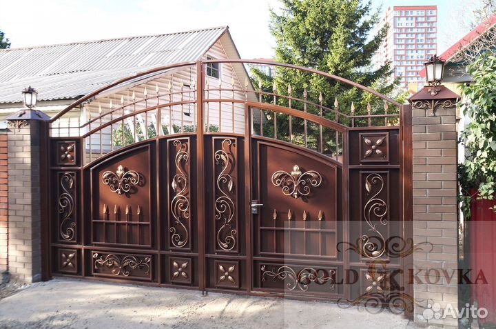 Кованые ворота