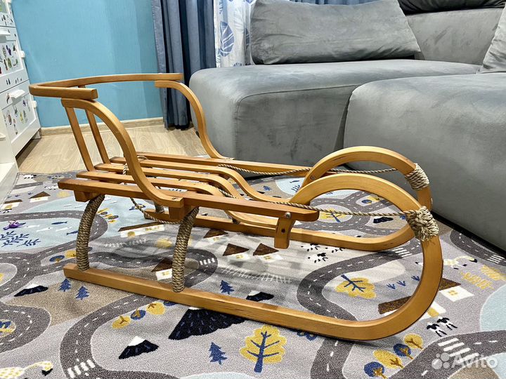 Деревянные санки