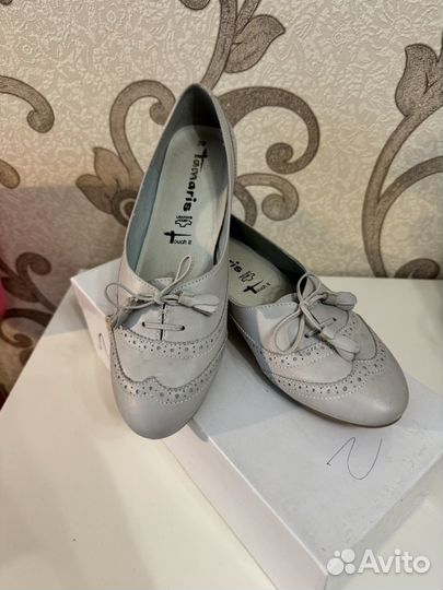 Туфли-балетки Tamaris кожа