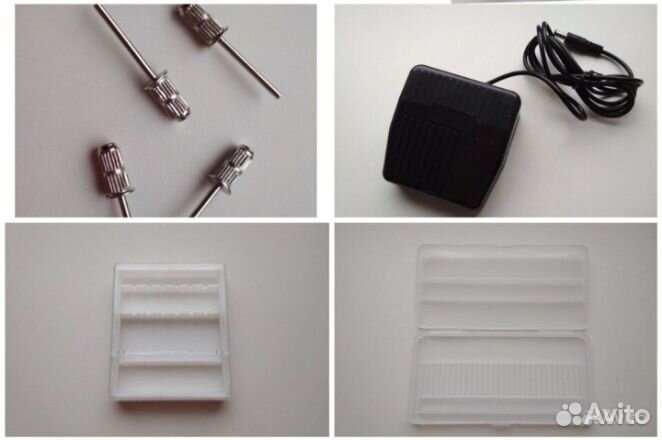 Сверла, футляр для сверл, педаль, для маникюра