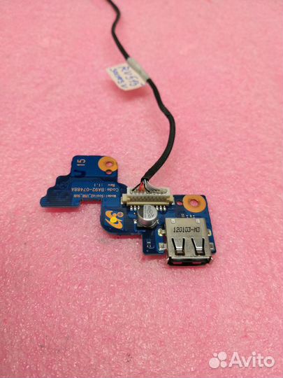 Платы, разъёмы для samsung RV513, RV515, RV520