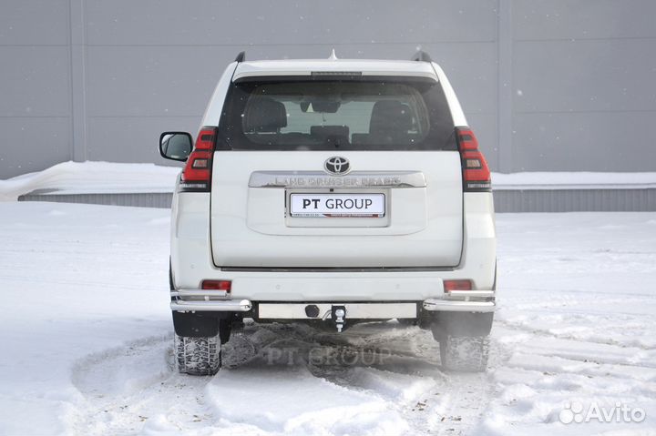 Фаркоп Toyota Prado (нержавейка) под квадрат